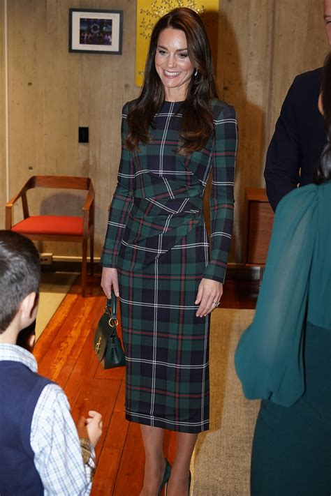 kate middleton tartan suit